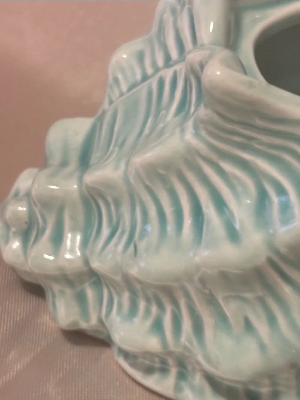 Pier 1 Imports Turquoise Ceramic Lidded Jar/ Sugar Bowl